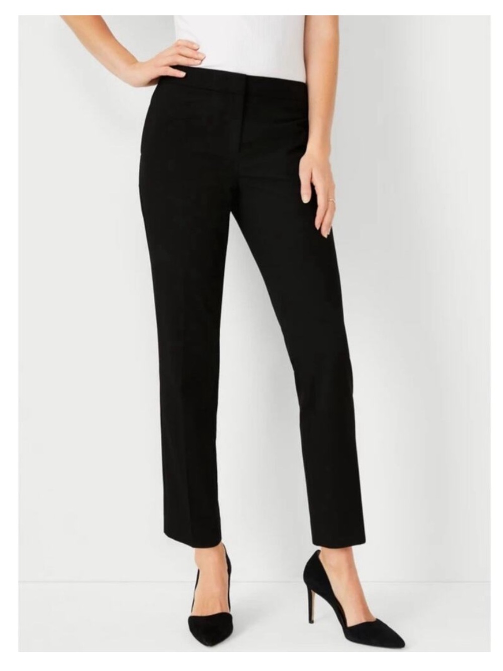 Ann Taylor “The Ankle” Black Trousers